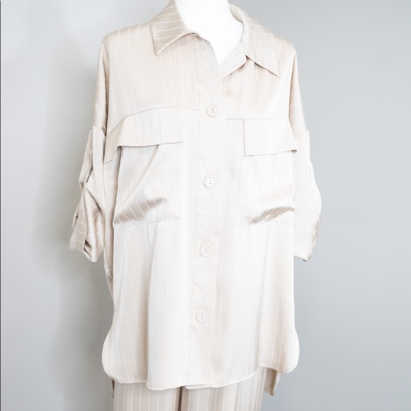 Zara set. Shirt is size US XS, pant is Size US S. Worn only a couple if times. - Picture 1 of 6